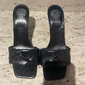 Vince Camuto Leather Mules